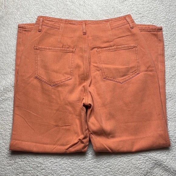 Pleated denim Jeans Peach Size Small - Picture 6 of 8